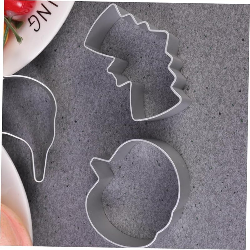 Aluminum Alloy Halloween Cookie Cutters Set Ghost Pumpkin Bat Baking Molds - Image 3
